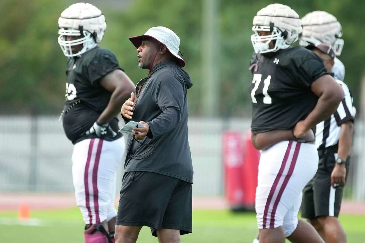 TSU coach Clarence McKinney paid particular attention to his team's reserves during Saturday's final scrimmage as the Tigers look to solidify their depth chart.  Karen Warren/Staff photographer